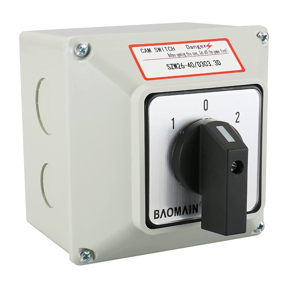 ami9622　0322 Baomain Universal Rotary Changeover Switch SZW26-40/D303.3D
